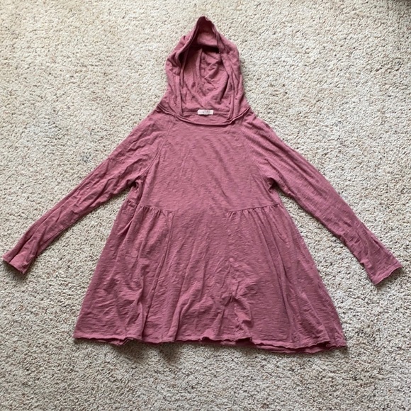 easel Tops - Easel Babydoll Tunic Hoodie S